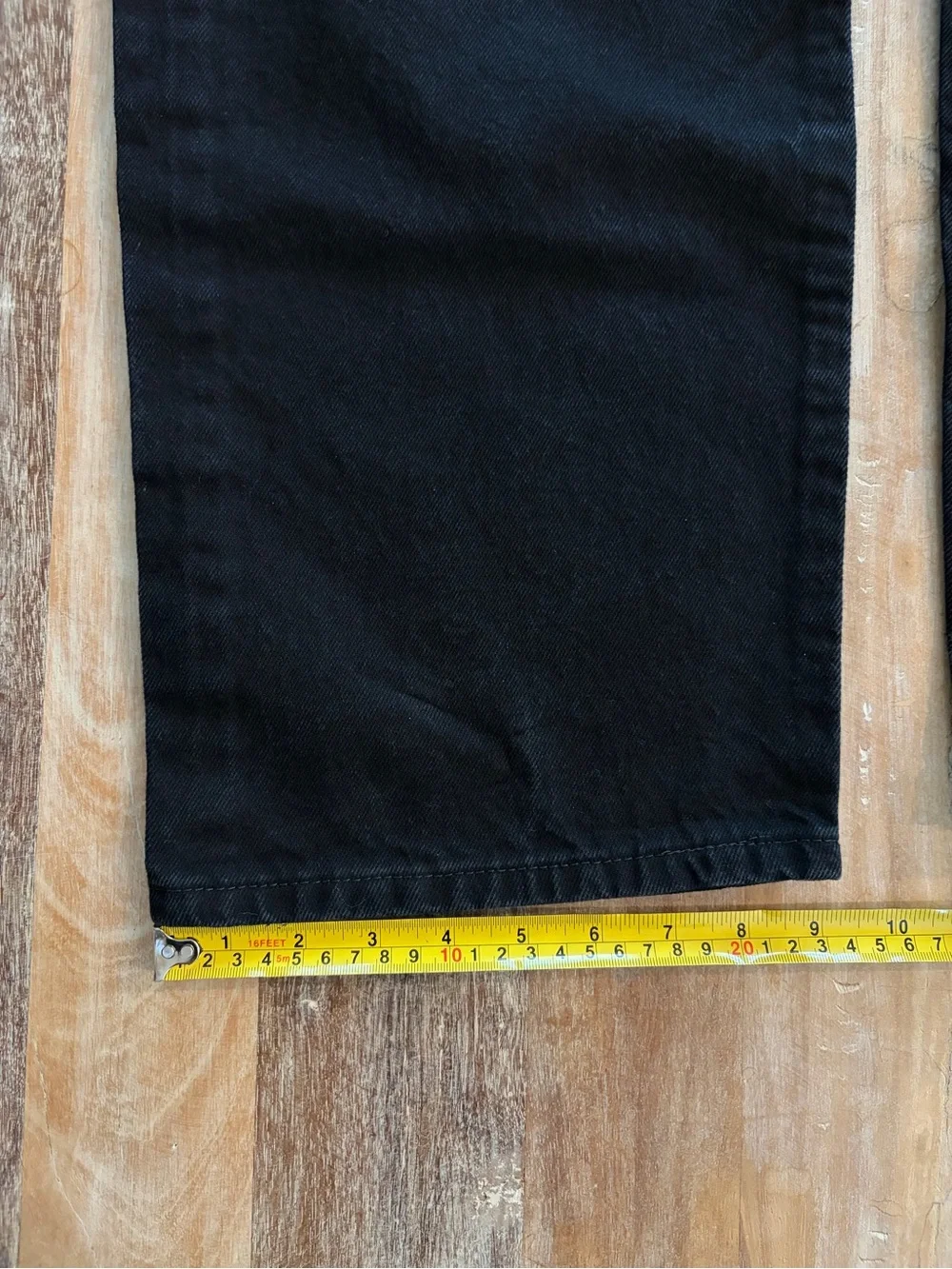 Wrangler Black Relaxed Fit Jeans Men's 44x30 100% Cotton Premium Quality Denim